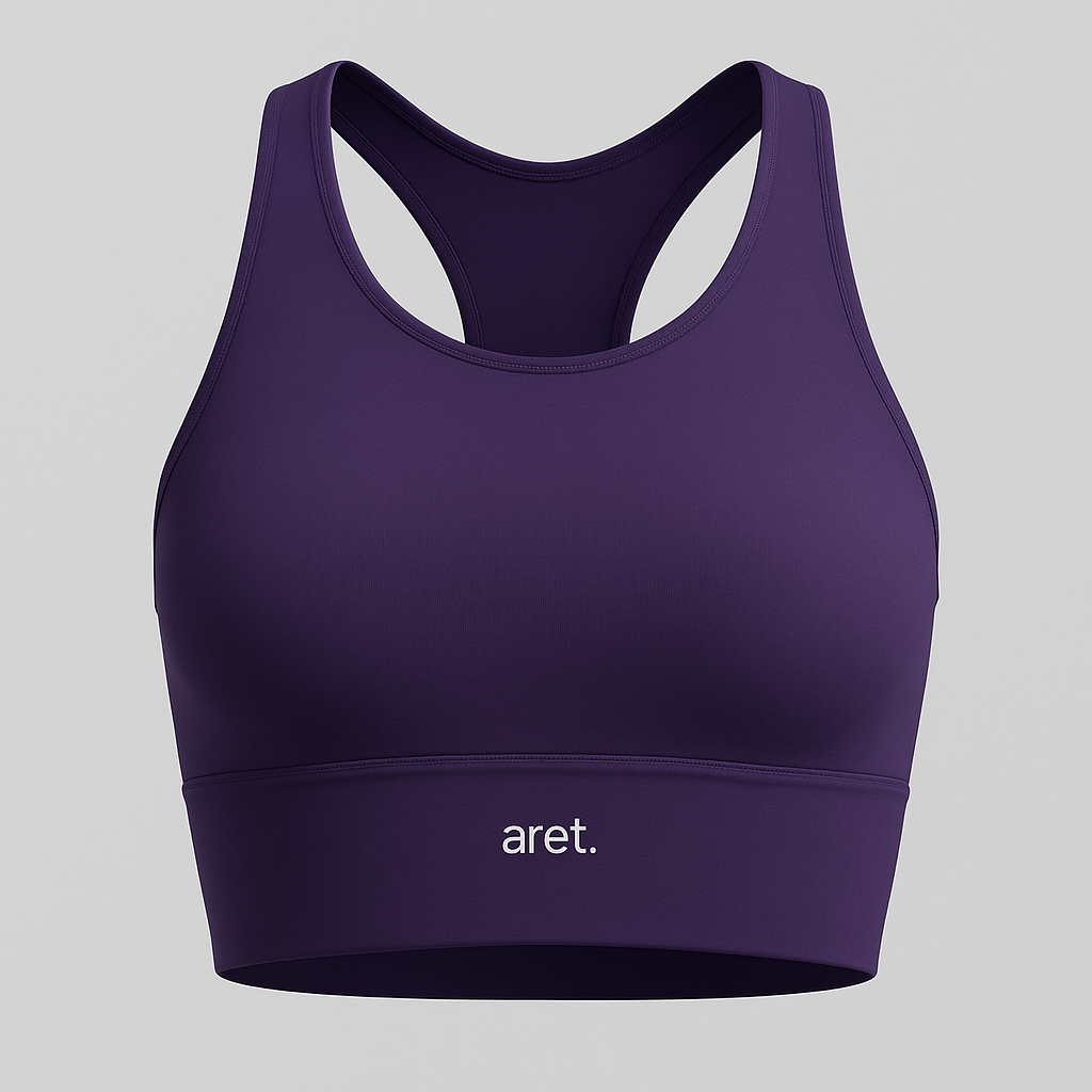 Top deportivo Alma Morado