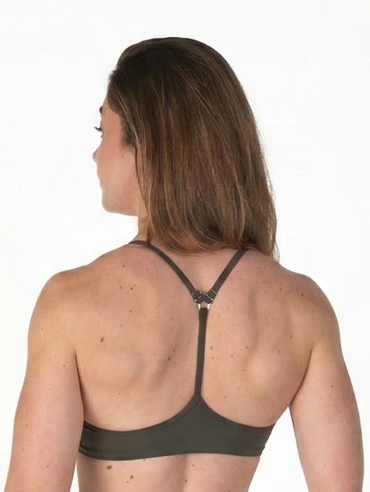 Olive Sculpt Top