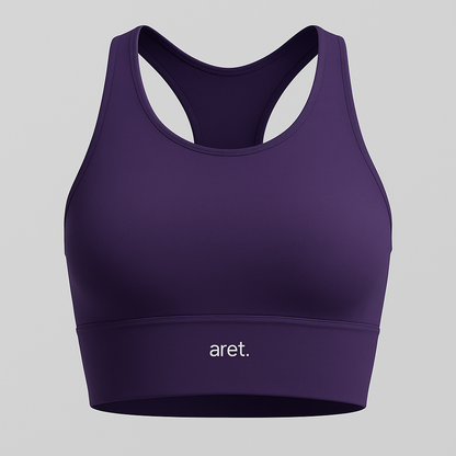 Top deportivo Alma Morado