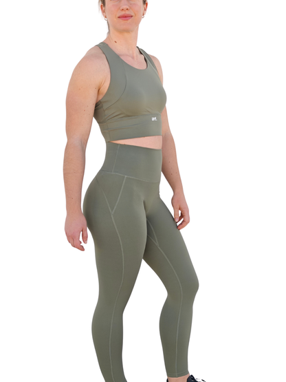 Legging efecto push up verde matcha