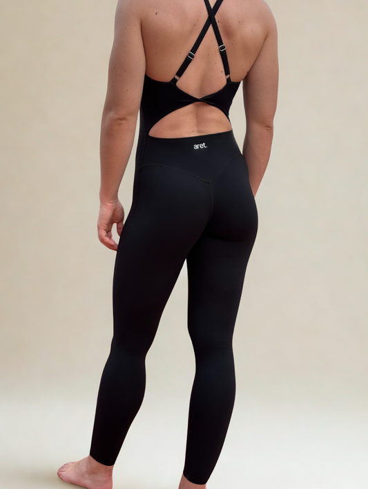 Mono largo Noiré tirantes ajustables